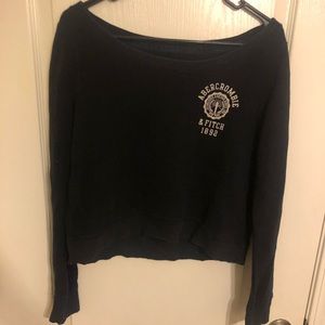 Cropped off the shoulder Sweatshirt